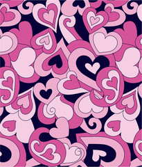 Pucci hearts seamless wallpaper