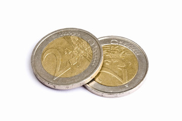 Euro coins