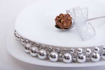 Chocolate candy used for decoration