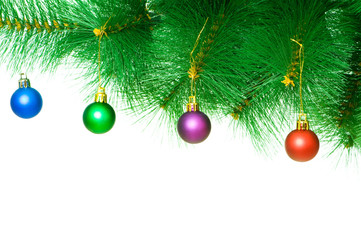 Christmas decoration on the tree