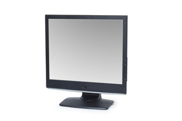 Desktop computer isolated on the white background