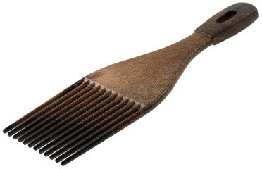 peigne afro fond blanc