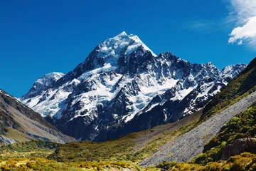 Zelfklevend Fotobehang Mount Cook, New Zealand © Dmitry Pichugin
