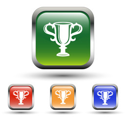 Trophy Sign Square Icons