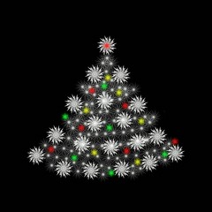 Obraz premium Christmas abstract