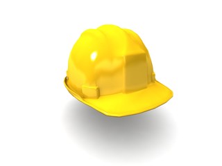 Fototapeta premium Yellow Hard Hat