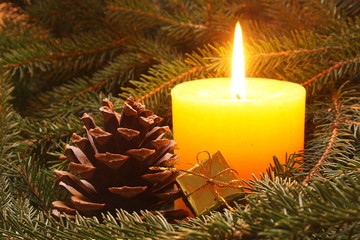 Christmas candle