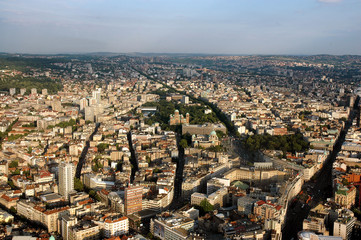 Belgrade from baloon