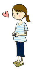 妊婦さん全身