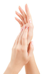 care for sensuality woman hands