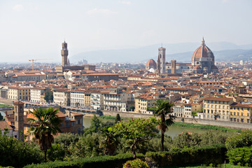 Fototapeta na wymiar Beautiful panoramic view of Florence, Italy