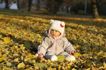 baby in park