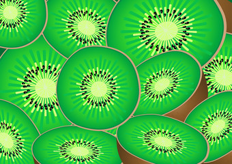 Fototapeta premium background of kiwi
