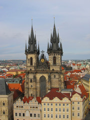 Fototapeta premium Tynsky church in Prague