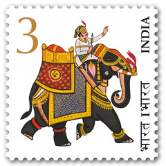 Faux timbre indien