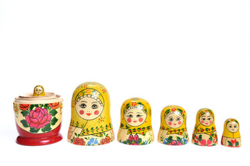 Matreshka line isolated