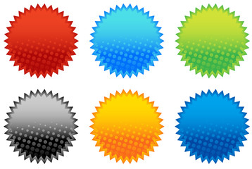 Illustration of stickers