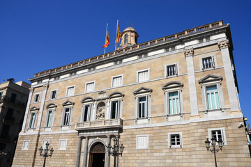 Fototapeta na wymiar Barcelona - rząd pałac
