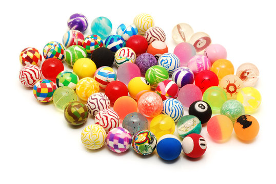 colored toy balls