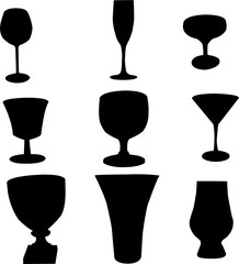 drinking glass - vector