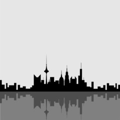 Naklejka premium Cityscape