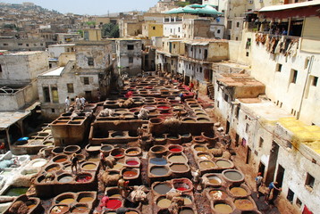 Vats in Fez, morocco