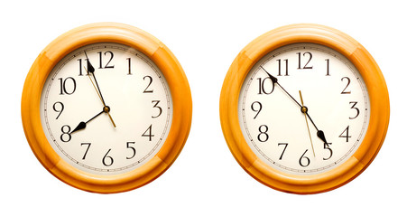 clock on the wall