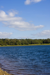 sand way around a lake