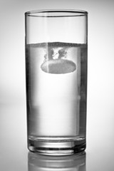 Tablet in water