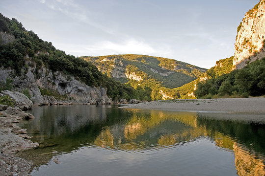 Very quiet place on the ardeche in France
