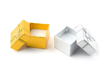 two open gift boxes