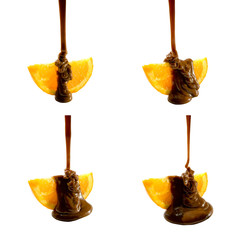 Orange und Schokolade