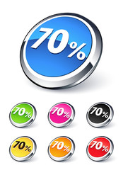icône 70 %