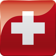 Obraz premium Schweiz Flagge | Switzerland Flag