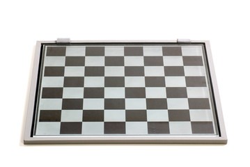 Empty Chess Board From Glass