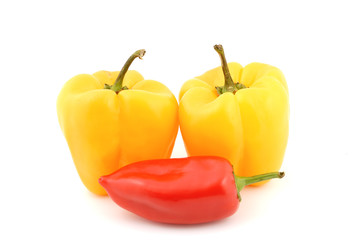 Fresh peppers vegetable
