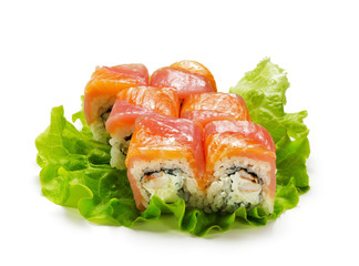 Salmon and Tuna Roll