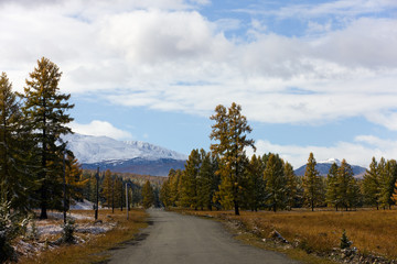 road in mountains