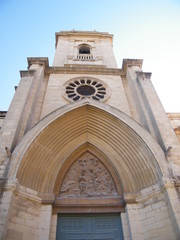 Fototapeta na wymiar Katedra pierzei Albacete