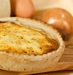 Quiche Lorraine-Zwiebelkuchen,Elsaß