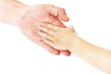 father's hand