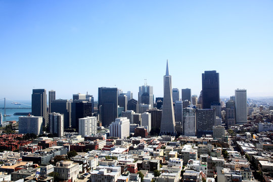 The San Francisco skylines