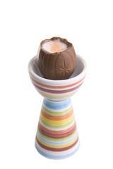 Chocolate Egg in cup
