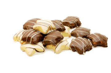 Cookies isolated on white background