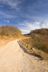 mountain road in Crimea