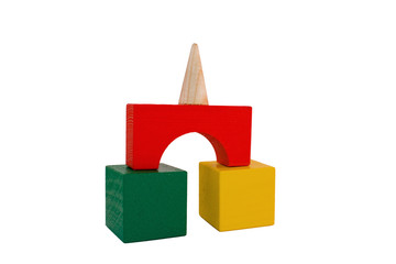 Obraz premium block building