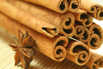 Aromatic Christmas spices