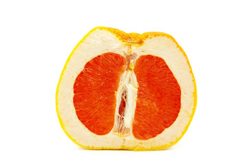 halves grapefruit