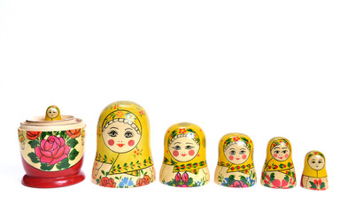 Matreshka line isolated