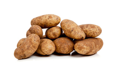 Fototapeta na wymiar a pile of baking potatoes